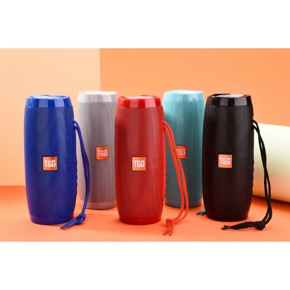 T&G TG-157 Colorful LED Light Wireless BT Speaker Changing Lights/Mic/FM/TF Card - Picture 3 of 8